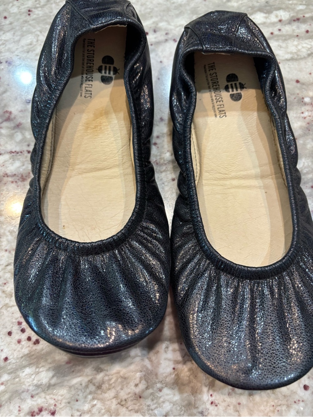 The Storehouse Flats Women's Black Ballet Flats